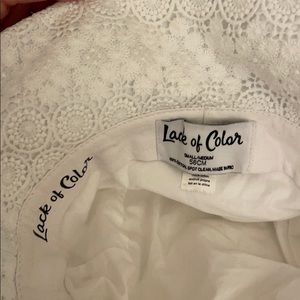 Lack of Color Wave Lace White Bucket Hat